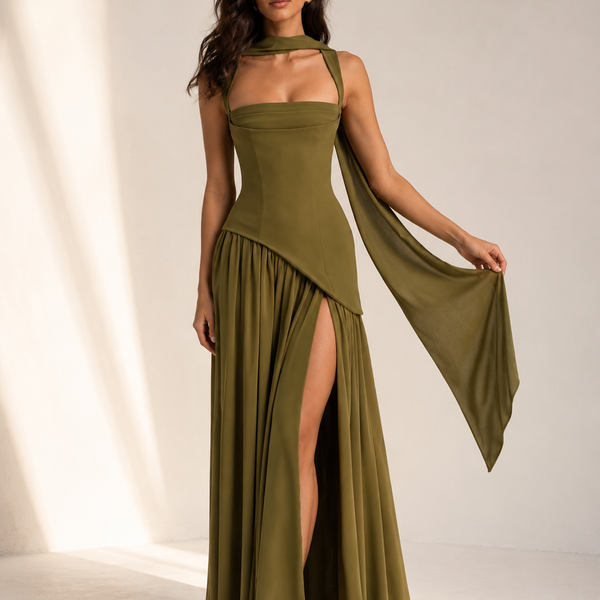 Olivia - Maxi Dress Square Neck