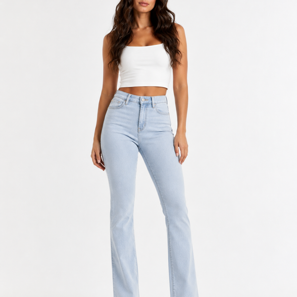 Jean Flare Taille Haute Sculptant