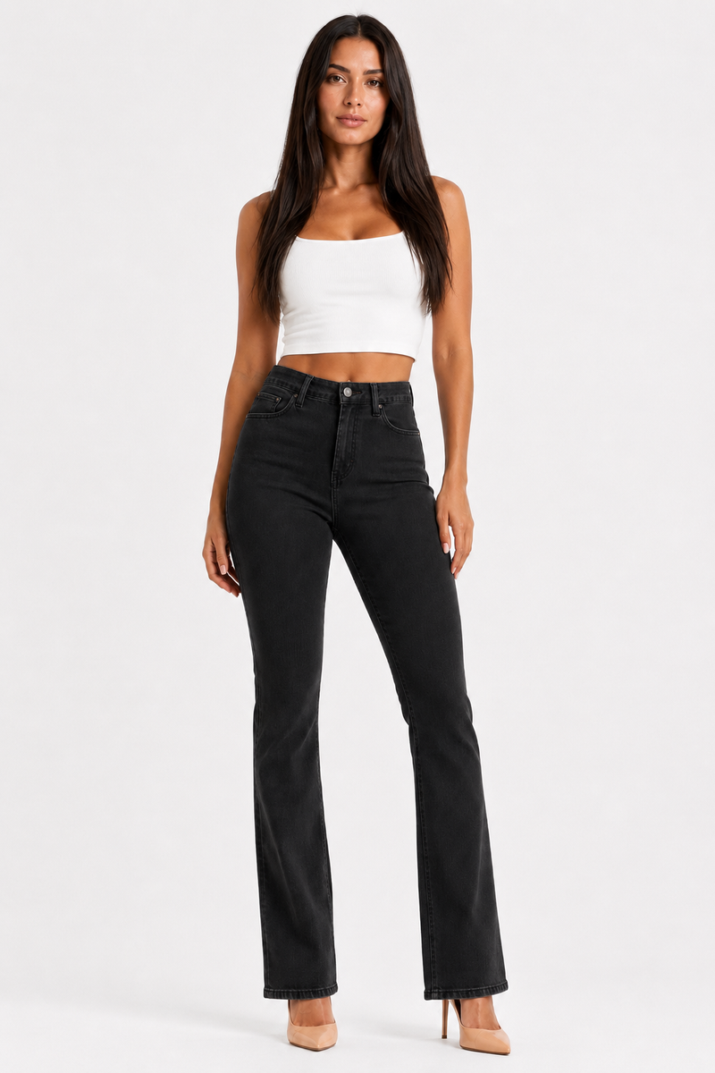 Jean Flare Taille Haute Sculptant