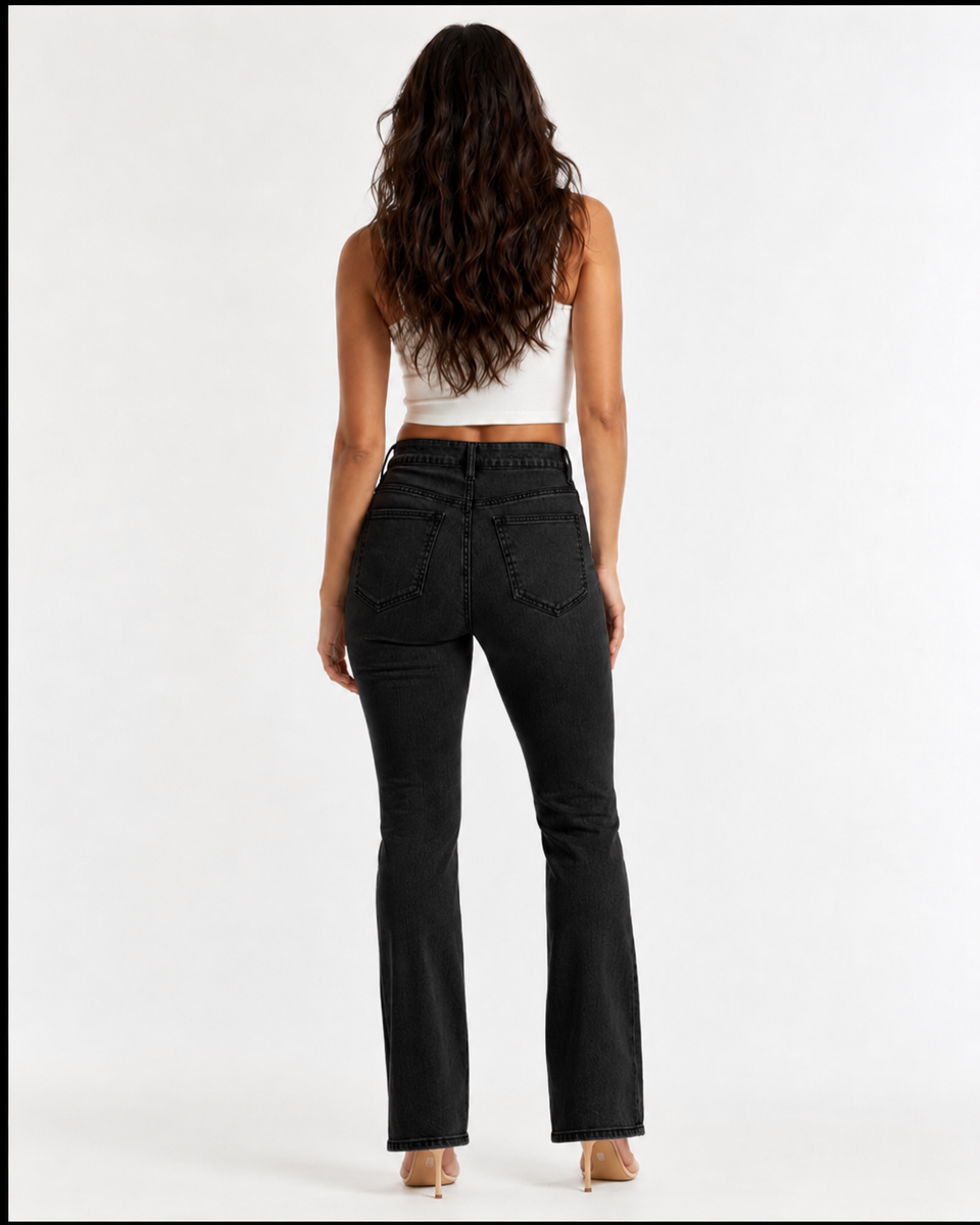 Jean Flare Taille Haute Sculptant